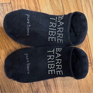 Black Pure Barre Socks